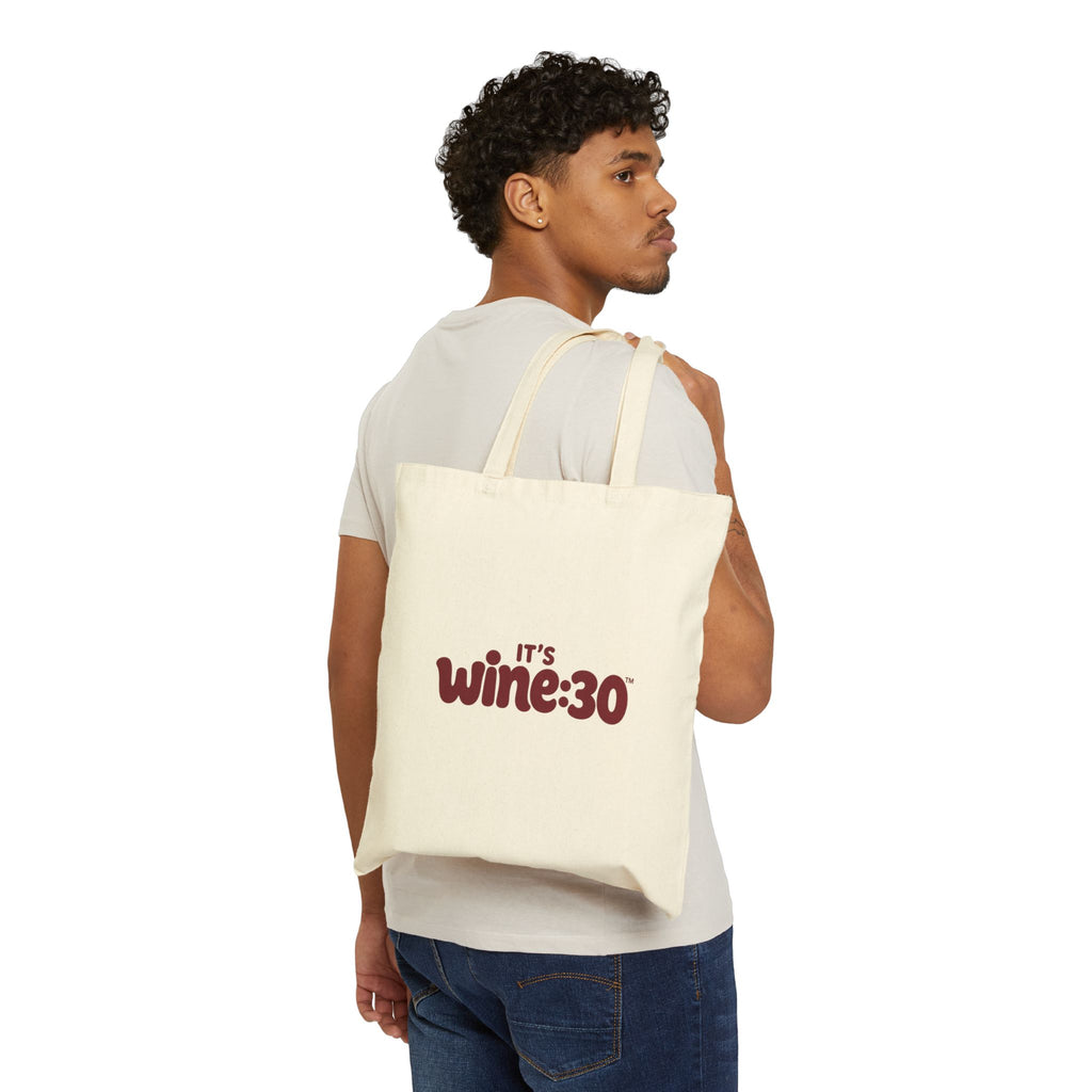 It’s Wine:30™ Casual Canvas Tote